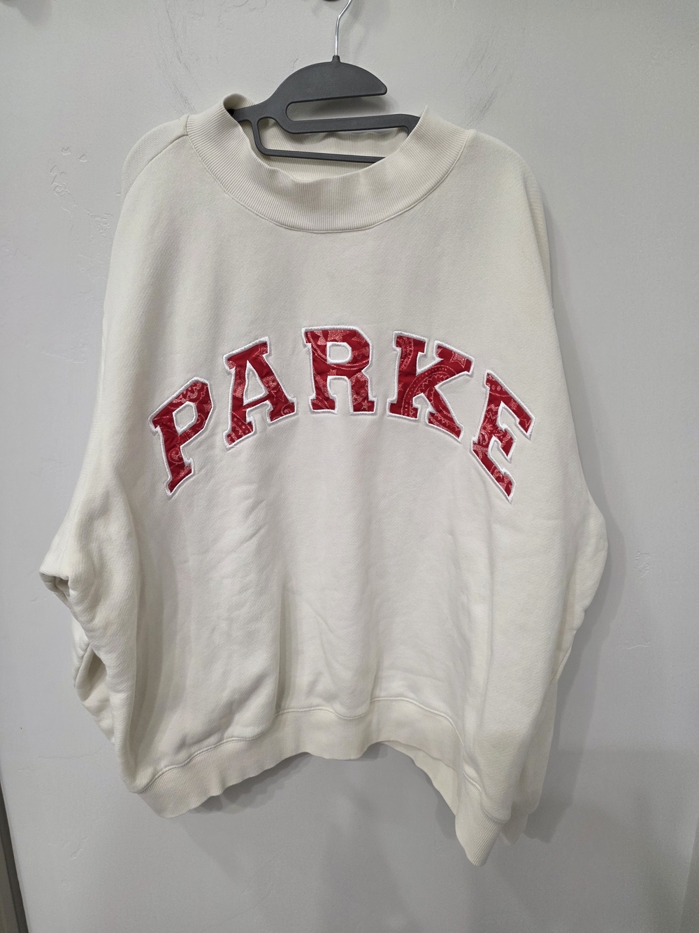Parke *RARE* Paisley Cream Heritage Mockneck Size XXL